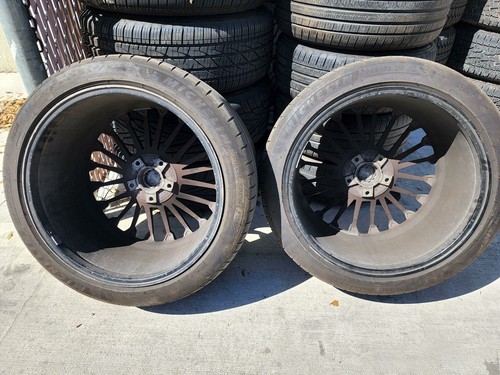 2010-2016 PORSCHE PANAMERA VICTOR WURTTEMBURG 20x11 20x10 STAGGERED WHEEL SET - Picture 10 of 13