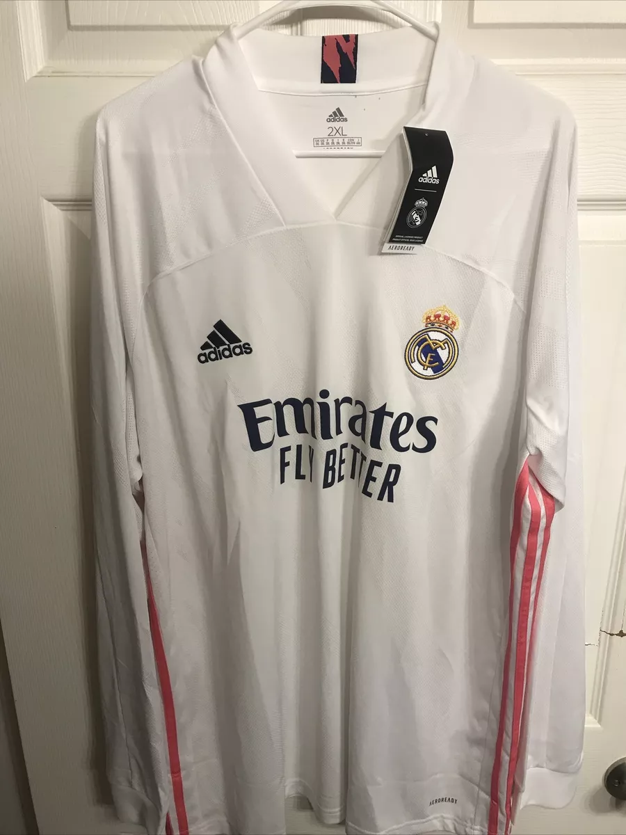 adidas Real Madrid Shirt Home 21/22 Kids - White