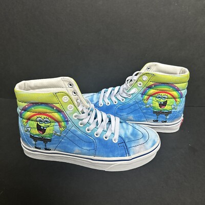 New Vans x Spongebob Sk8 Hi Imagination Sneakers Limited Edition Size 7 Women s