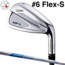 HONMA Golf Iron Club Tour World XP-1 6 Flex S Steel Shaft N.S.PRO Zelos For TW