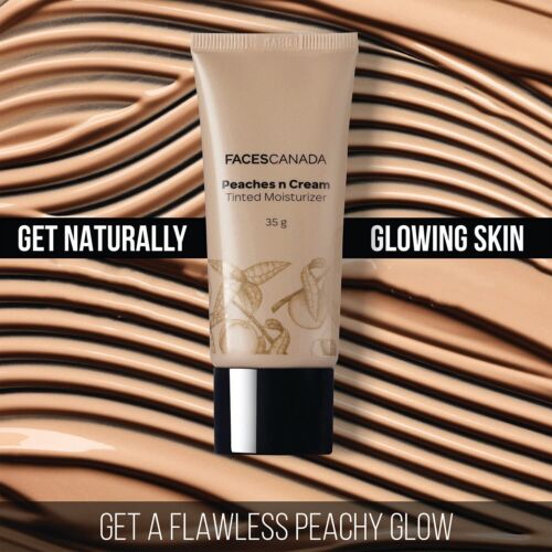 Facescanada Peaches N Cream Tinted Moisturizer, Light 01 For Makeup 35gm - Picture 4 of 8