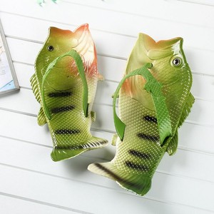 Women Men Kids Slippers Beach Fish Shower Sandals Bling Flops Flip Funny Shoes