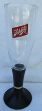 Mid century David Douglas Schlitz Beer plastic stemmed glass Milwaukee History