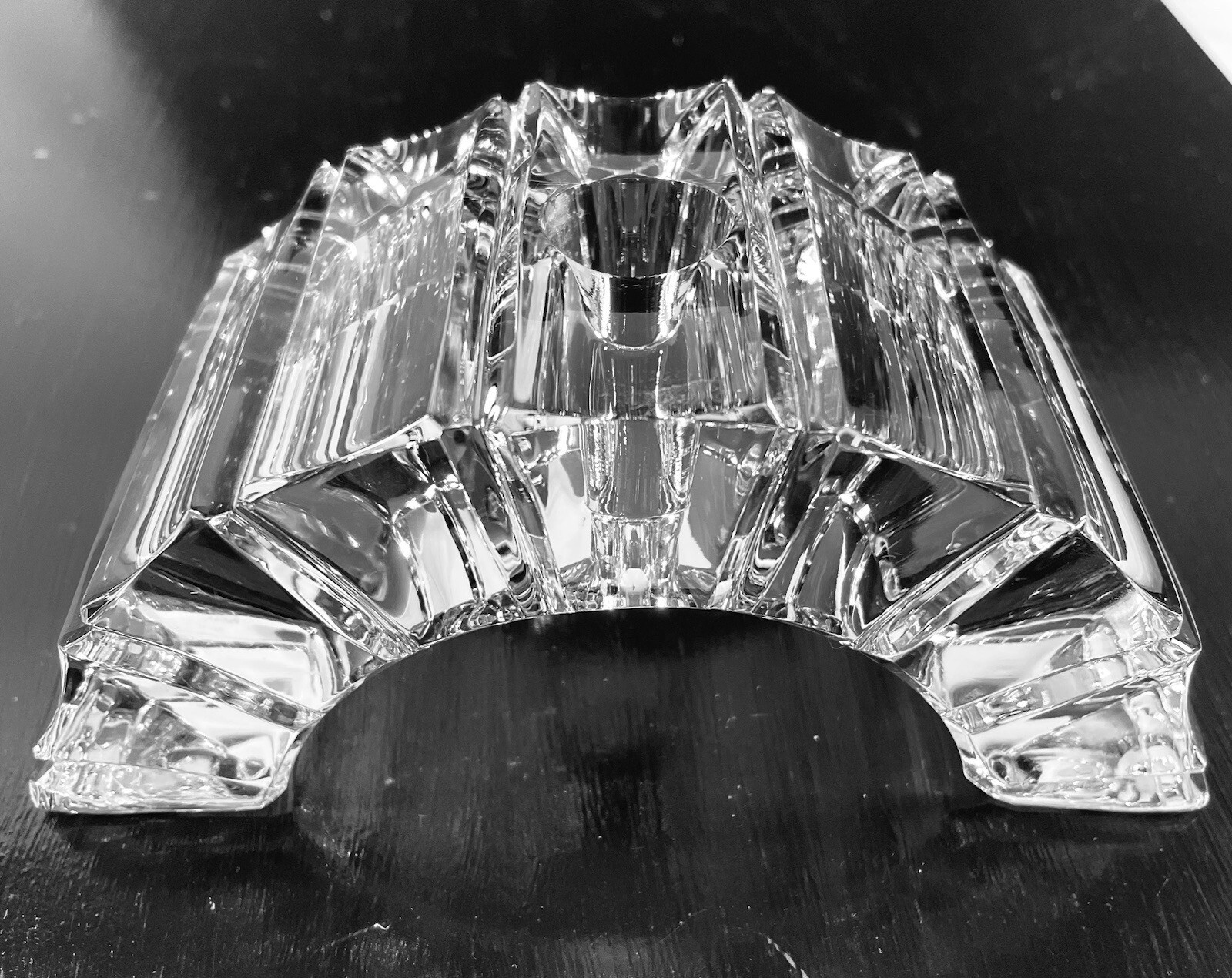 Arched Single Clear Crystal 6" X 2.75" X 2.75"