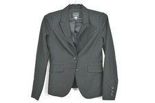 The Limited Black Collection Womens Notch Collar Blazer Career Business Sz 2