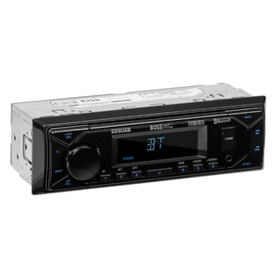 BOSS Audio Systems 609UAB Multimedia Car Stereo - Single Din, Bluetooth Audio