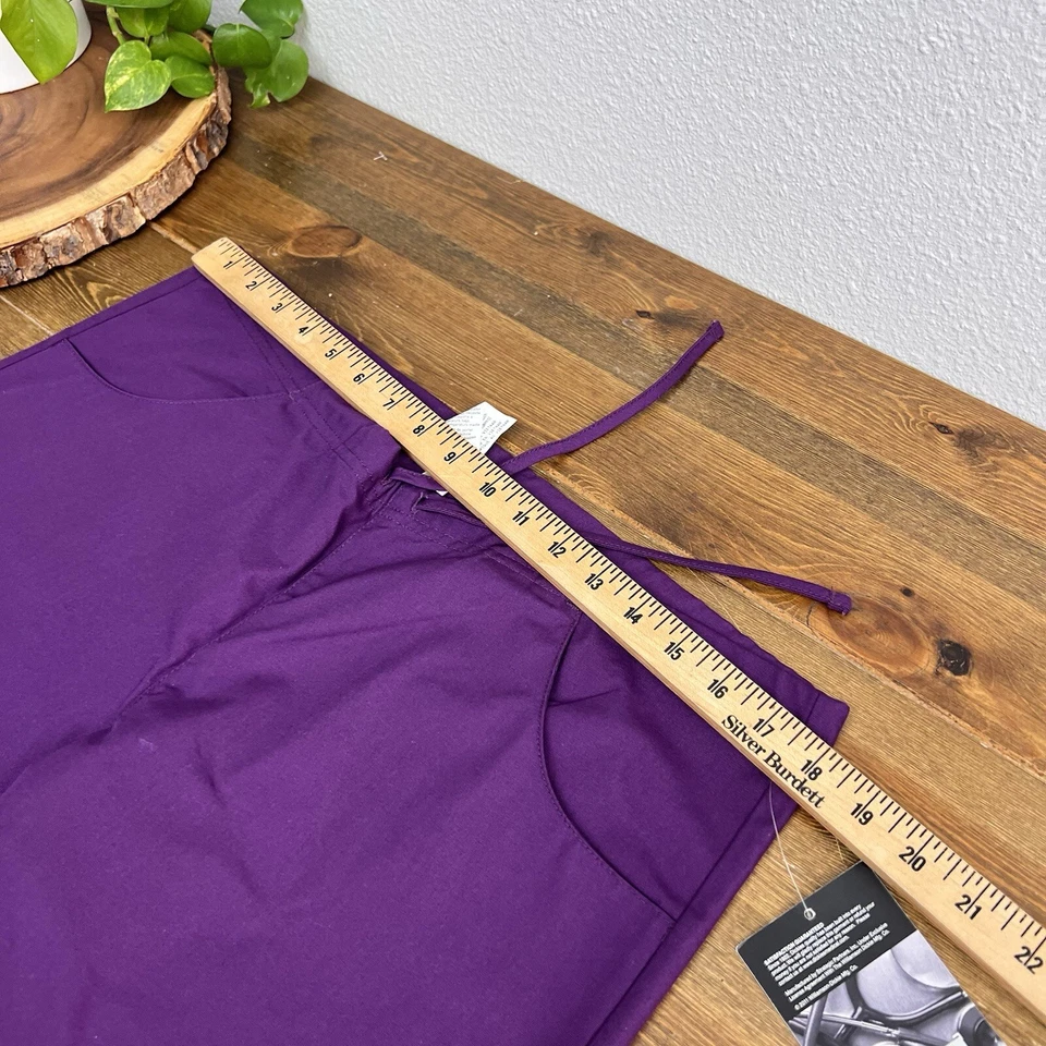 Pantalones Médicos Dickies Uniforms Púrpura Cordón Cintura Nuevos con Etiquetas Talla S Foto 2 de 4