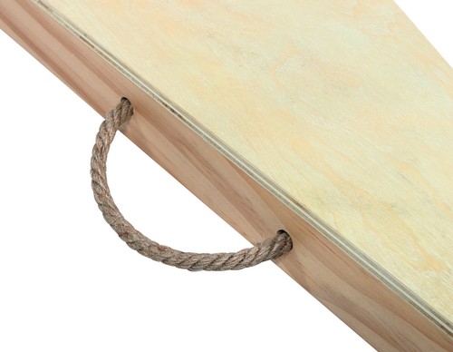 CORNHOLE Wurfspiel Sackloch Bean Bag Geschicklichkeit Partyspiel Holz klappbar - Bild 3 von 3