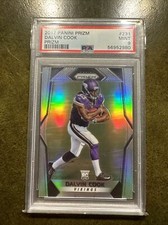 2017 Panini Prizm Football Silver DALVIN COOK RC #231 PSA 9 MINT Rookie