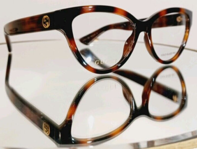 Gucci Brown Plastic tale Eyewear Gucci GG1952O Eyeglasses main image 3