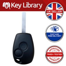 2 Button Remote Key Fob 433Mhz 4A For Renault Trafic Vauxhall Vivaro B 2014+