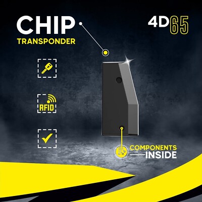   1x Transponder Wegfahrsperre Keramik Chip Crypto 4D65 / 4D ID65 für SUBARU  