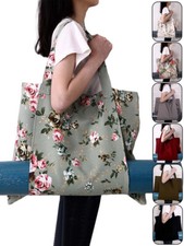 Large Capacity Yoga Mat Storage Bag Durable Fashion Canvas Leisure Shoulder Bag