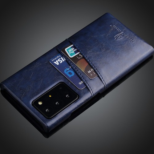 Slim Leather Card Holder Back Case Cover for Samsung Galaxy Note 20 Ultra/Note20 - Picture 11 of 30