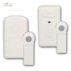 NTN Funk Bewegungsmelder Mit Alarm & 30 Tönen - Kabelloser PIR Sensor Für Haus & Garten