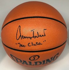 Jerry West Signed Autographed Basketball JSA Los Angeles Lakers 