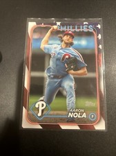 2024 Topps Series 2 Aaron Nola Independence Day 49/76 #463