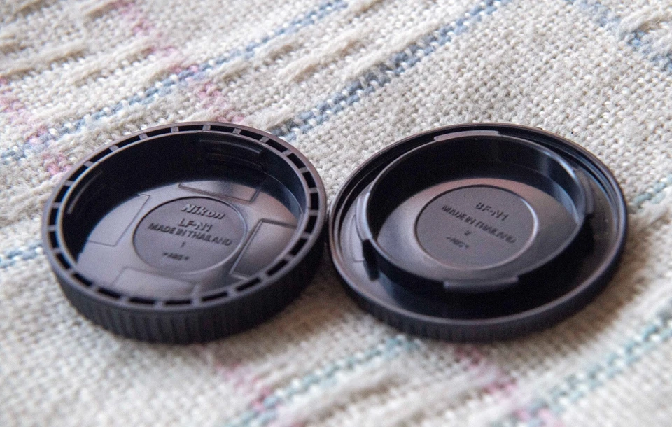 4 piezas, 2x montura Nikon Z, 2 tapas de cuerpo BF-N1 y 2 tapas de lente LF-N1, envío EE. UU. Foto 3 de 3