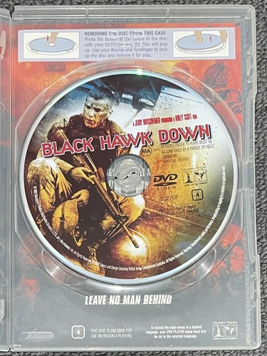 Black Hawk Down (DVD, 2001) VGC - Picture 3 of 3