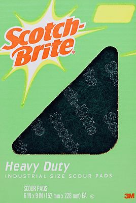 Scotch-Brite Heavy Duty Industrial Size Scour Pads, Wholesale Lots