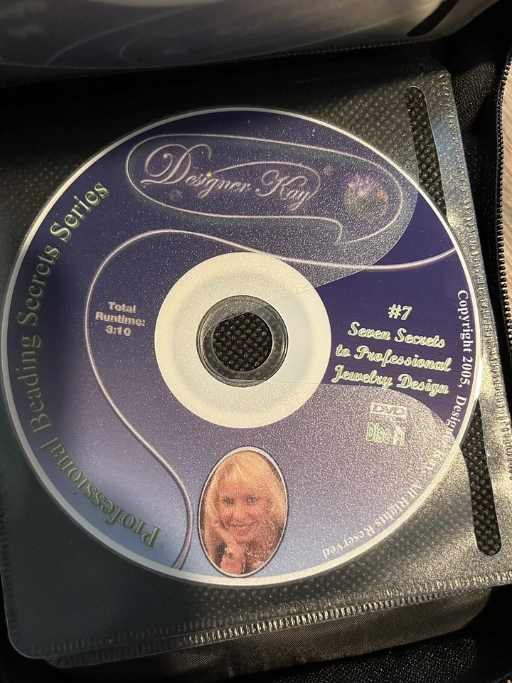 Samsonite CD Case With Designer Kay Jewelry Making Series Craft Crafters - Image 3 of 4