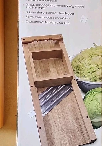 Weston Slaw Board & Cabbage Shredder Mandolin Stainless Steel Blades - Picture 2 of 19