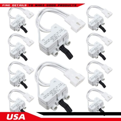 #ad 10 PACK 3406107 Dryer Door Switch For Whirlpool Kenmore 3405100 3405101 $19.45
