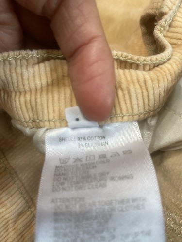 JOHN GALT BRANDY MELVILLE Jane Hi-Rise Crop Tan Beige Corduroy Pant S Small - Picture 6 of 7