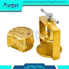 2 Pack | Single Denture Flask Press + Upper Flask - Lab Dental Partial Work