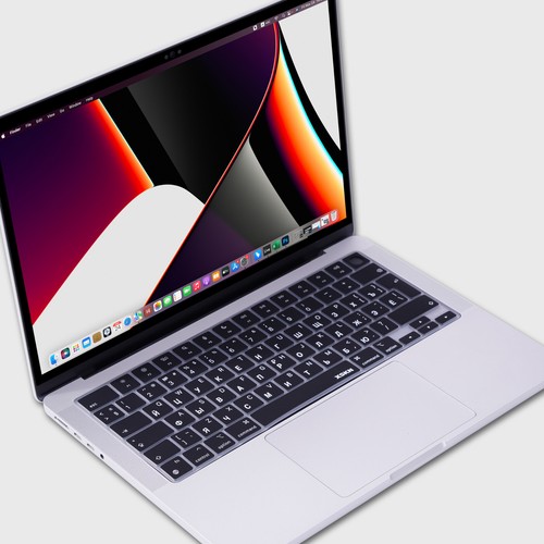 XSKN US EU Russian Silicone Keyboard Cover for 2022-2025 Macbook Air 13.6/15.3 - Picture 15 of 19