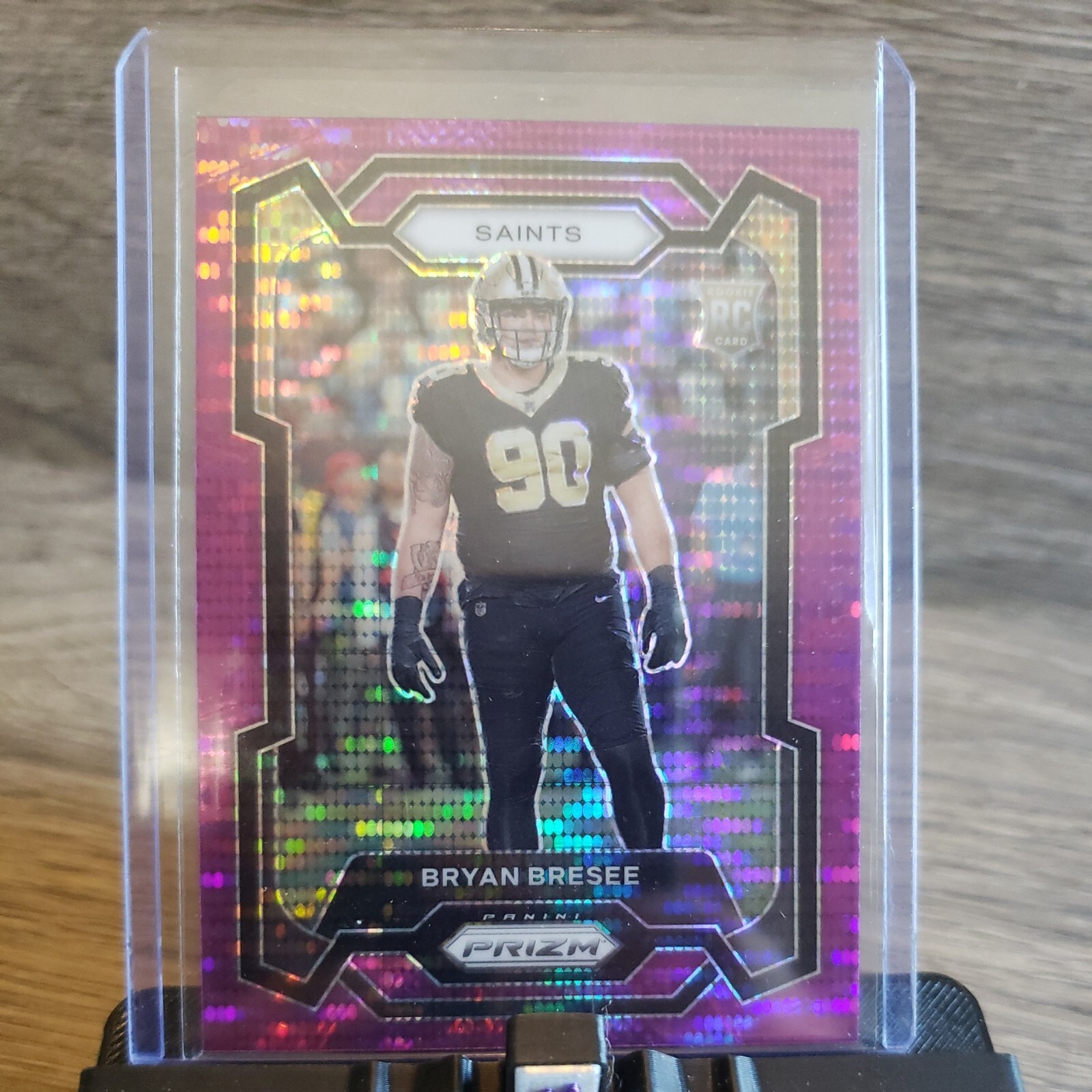 2023 Panini Prizm - Rookies Purple Pulsar Prizm #372 Bryan Bresee (RC)