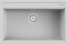 ELLECI Lavello Cucina 1 Vasca in Metaltek 79 cm Alluminio 79 LMB13079 Best 130