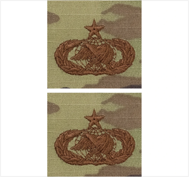 GENUINE U.S. AIR FORCE EMBROIDERED BADGE SUPPLY FUELS SENIOR