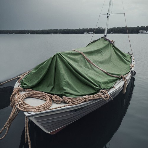 Canvas Tarps Extreme Heavy Duty Tarp 16oz Waterproof Tarpaulin Cover w/Grommets - Picture 30 of 97