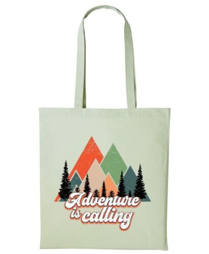 Adventure Is Calling Shopping Reusable Shopper Shoulder Bag - Picture 1 of 10
