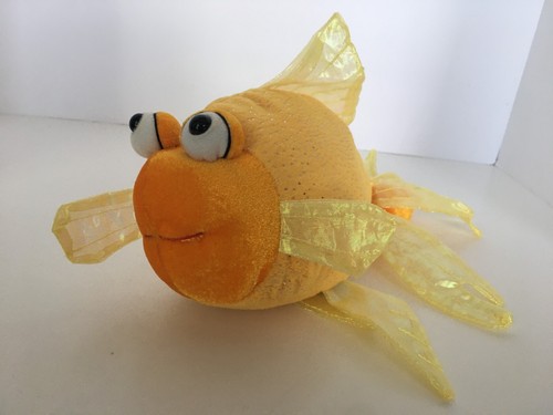 Webkinz Ganz Fantail Goldfish Stuffed Animal Gold Fish Plush Toy Kids HM218 - Picture 14 of 15