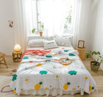 3D Flower Pineapple ZHUA409 Bed Pillowcases Quilt Duvet Cover Set Queen King Zoe