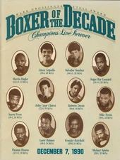 Boxer Of The Decade Boxing Hagler Leonard Tyson Sanchez Duran 8x10 PHOTO PRINT
