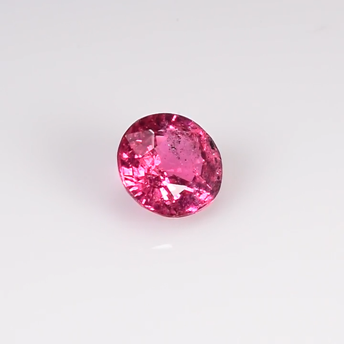 0.65 Ct & 5 mm _ MAHENGE NATURAL SPINEL 5mm ROUND LOOSE GEMSTONES / PINK SPINEL - Video 1 of 1
