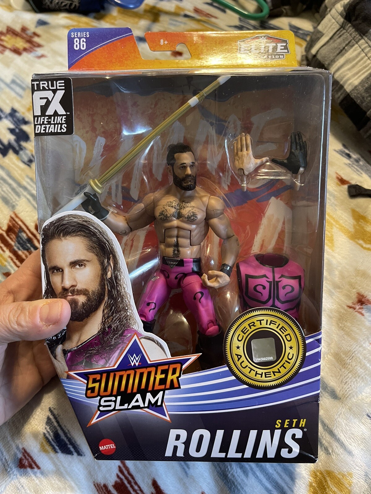 WWE Elite Collection SETH ROLLINS Series 86 SUMMERSLAM Mattel New 🔥🔥