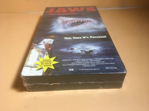 JAWS The Revenge VHS Tape Factory Sealed (1987, Film) Promo w/ Extra Film MINT - Picture 6 of 12