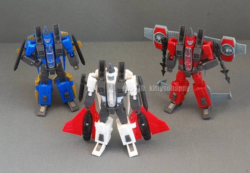 Mini Seeker Elites Jet Team Fighter Plane Thrust Dirge Ramjet 4" Robot Figure - Image 2 of 4