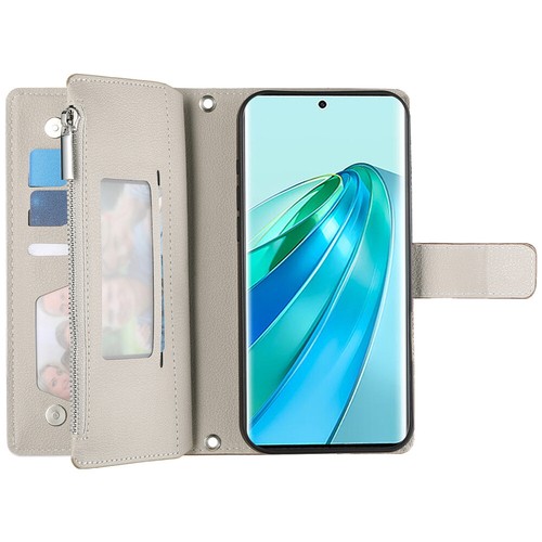 For Honor X9 X8 X6 X50 X40 Magic 5 Lite Case Wallet Leather Flip Cover w/ Strap - Picture 3 of 71