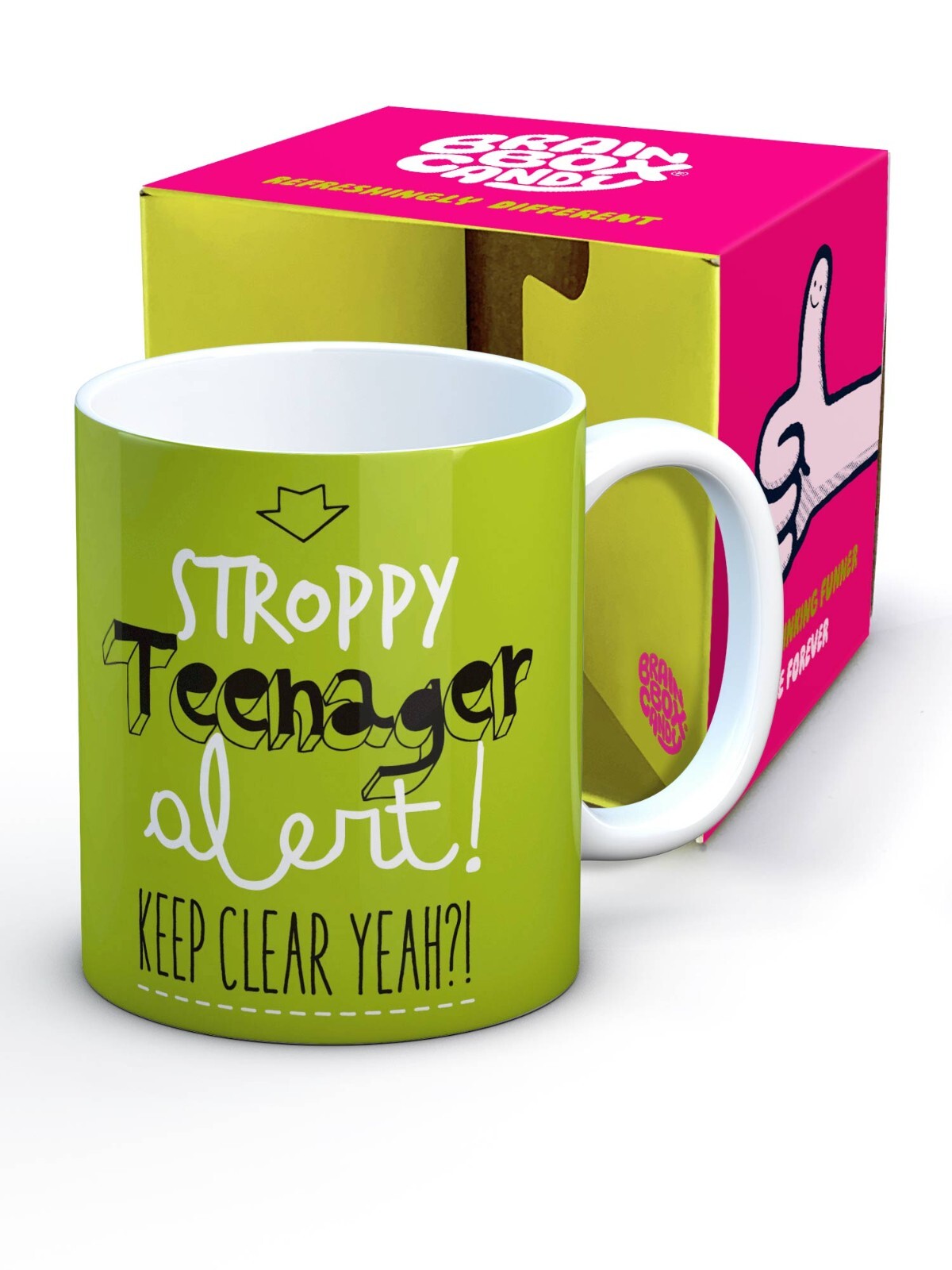 Brainbox Candy funny Stroppy Teenager mug birthday gift present coffee tea cup