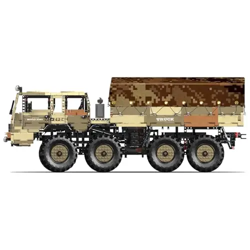 MOULDKING 20040 | TATRA KOLOS 8x8 (RC) Technic Klemmbausteine Set NEU & OVP - Bild 4 von 6