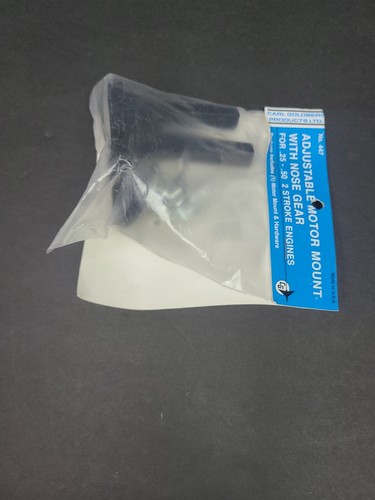 Carl Goldberg # 447 .25-.50 Adjustable Motor Mount w Nose Gear Bracket & Hdw. - Picture 2 of 5
