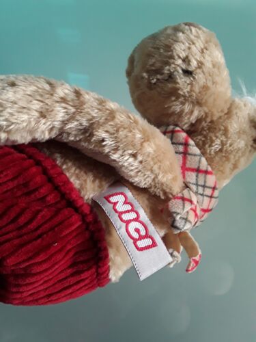 "NICI" peluche Orso "Rudolfo Valentino", 2002, colore marrone chiaro, h.22 cm. - Imagen 8 de 12