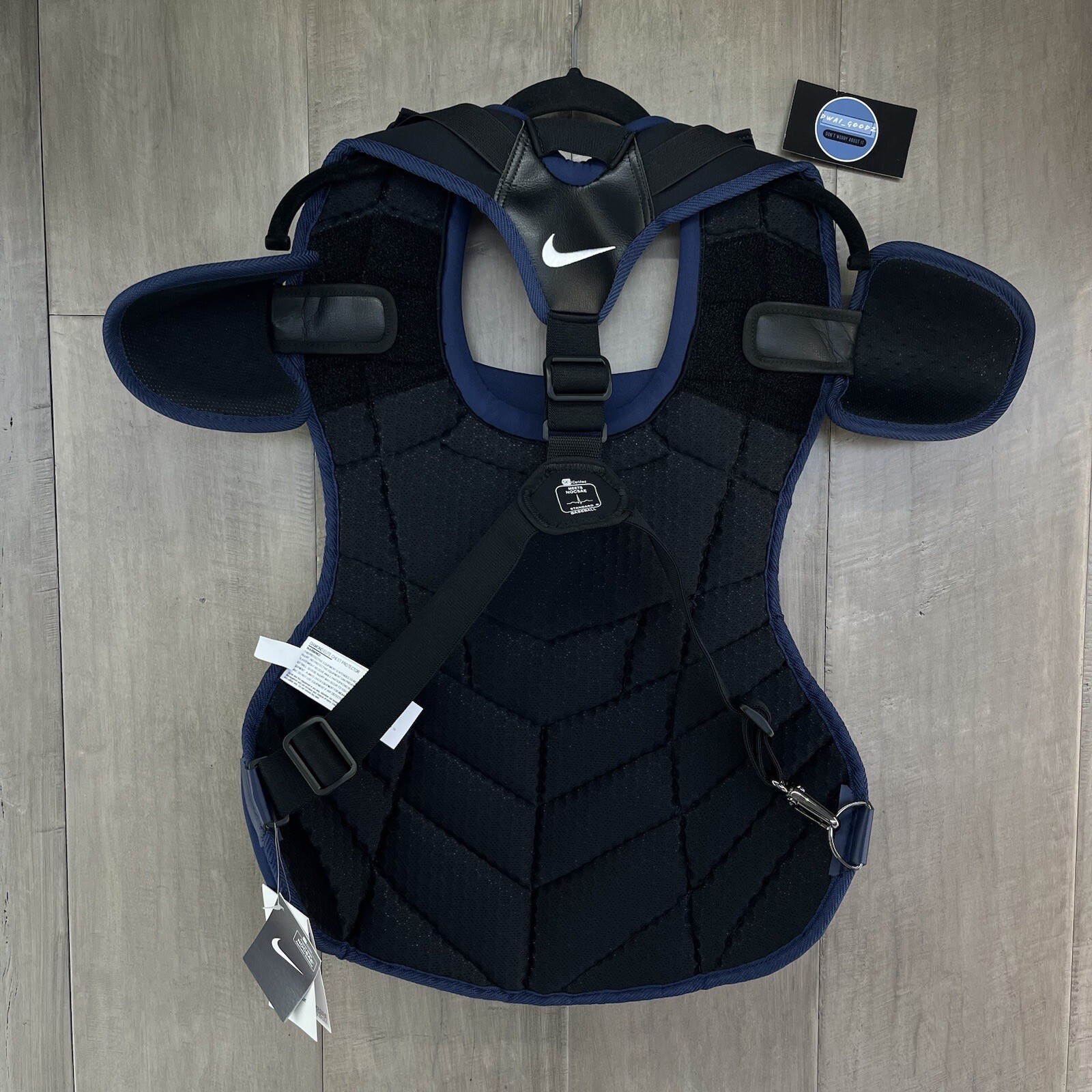 Nike Diamond Elite Baseball Catchers Chest Protector 17" Navy Blue
