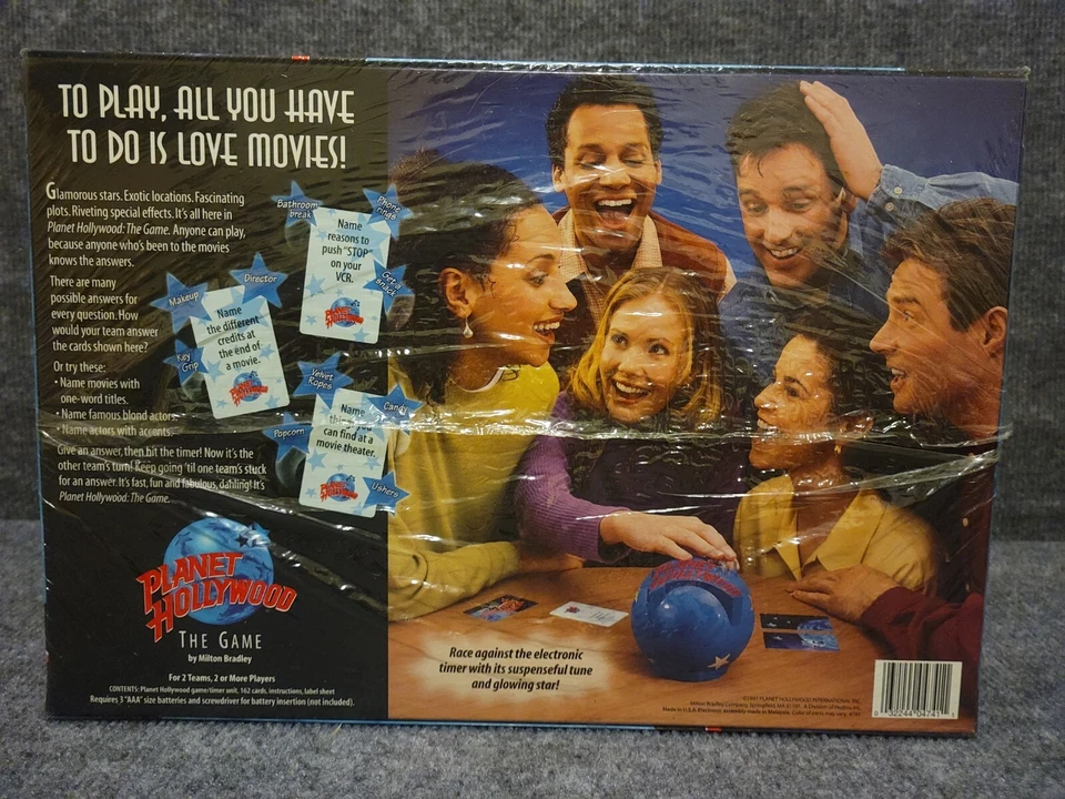 Vintage 1997 Milton Bradley PLANET HOLLYWOOD The Game - Image 2 of 4