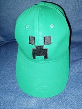 Minecraft Hat Cap Designed by Jinx SnapBack Baseball Green Youth Adjustable